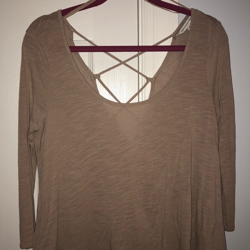American Eagle criss cross Crop Top